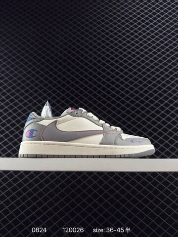 Jordan Air Jordan 1 Low Travis Scott Reverse Mocha Supreme Champion Custom Off White Brown Red Beige Blue EU 36-45 Sneaker - Unisex (BS-80846)