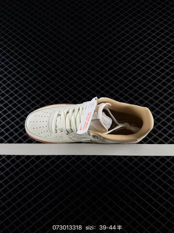 Nike Air Force 1 07 Off White Tan Gum Brown Gold 39-44 Skate - Unisex BS-70019