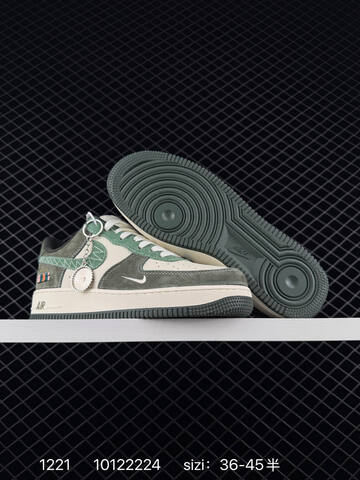 Nike Air Force 1 07 Low Green White EU 36-45 5 Lifestyle - Unisex (BS-73561)