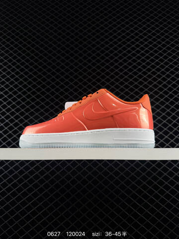 Nike Air Force 1 07 Posite Fl Max Orange White Clear EU 36-45 Sneaker - Unisex BS-70562