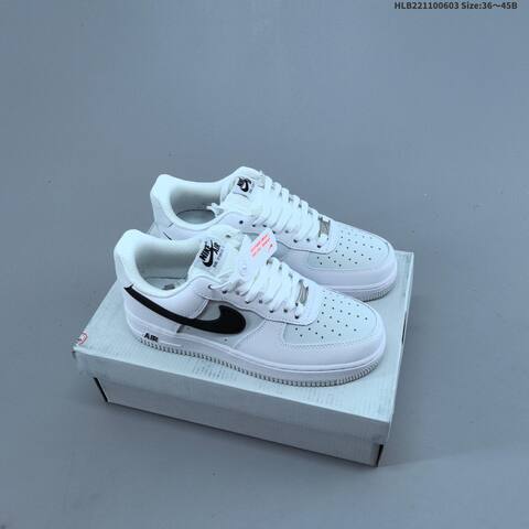 Nike Air Force 1 07 Low Dark Blue Light Blue White Gum EU 36-45 Sneaker - Unisex (BS-59981)
