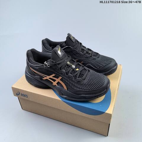 ASICS Court Control FF 3 Paris Black White And White Silver EU 36-47 Tennis Shoe Casual Sneakers - Unisex (BS-69141)