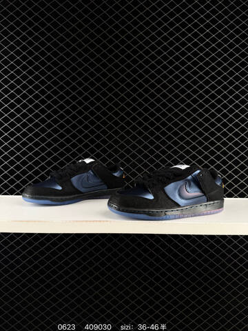 Nike SB Dunk Low Black Iridescent Pink EU 36-46 Skate Shoe - Unisex (BS-70641)