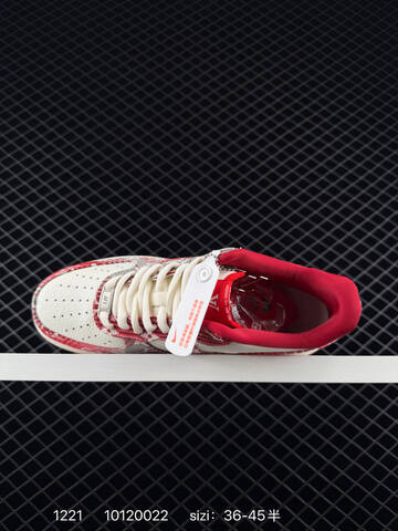 Nike Air Force 1 07 White Red EU 36-45 Lifestyle - Unisex (BS-73555)