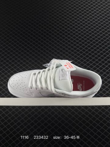 Nike Dunk Low Pro SB x Supreme White Grey 36-45 5 Skate - Unisex (BS-74180)