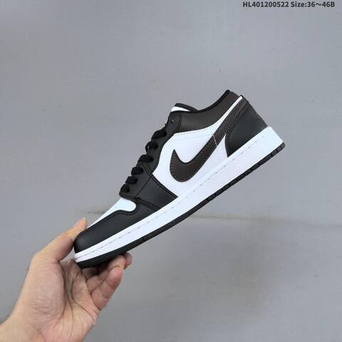 Nike Air Jordan 1 Low Black White EU 36-46 Casual - Unisex (BS-65905)