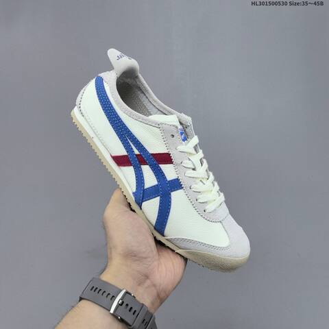 Onitsuka Tiger MEXICO 66 VIN Cream White Navy Blue EU 35-45 Sneaker Casual Sneakers - Unisex (BS-68785)