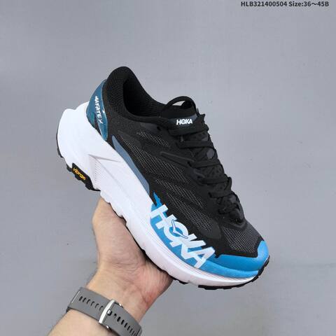 HOKA ONE ONE Mafate X Mafate Speed 4 Black Blue White EU 36-45 Trail Shoe Trail Running Sneakers - Unisex (BS-69347)