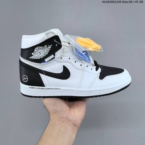 Jordan Union LA x Fragment Design x Air Jordan 1 Retro High OG White Black EU 36-47 5 Basketball - Unisex (BS-67184)