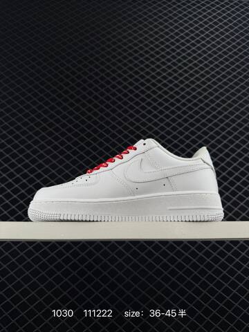 Nike Air Force 1 Low x Supreme White Red EU 36-45 Lifestyle - Unisex BS-74459