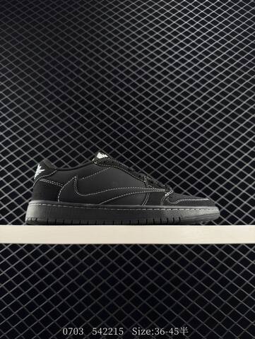 Jordan Travis Scott x Air Jordan 1 Low OG TS SP White Yellow Blue Gum EU 36-45 Sneaker - Unisex BS-81110