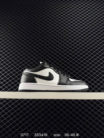 Jordan Air Jordan 1 Low Black White Grey EU 36-45 Sneaker - Unisex BS-81049