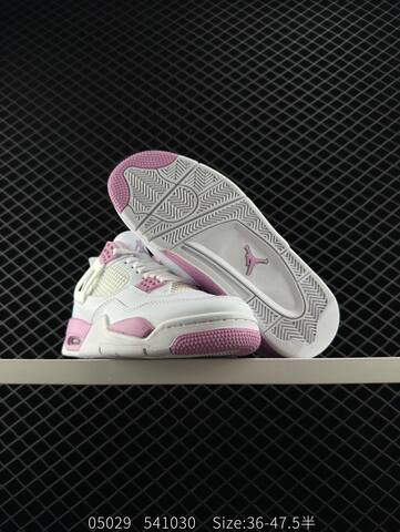 Jordan Air Jordan 4 White Pink Black EU 36-47 5 Basketball Shoe - Unisex (BS-81284)