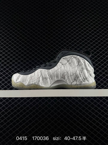 Nike Air Foamposite One Galaxy Black Blue Purple Nebula Print Translucent Outsole 40-47 5 Basketball - Men's (BS-72083)