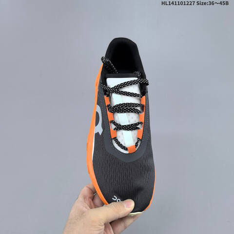 On Running Cloudmonster Paf Black Orange White EU 36-45 Running Shoe Running Sneakers - Unisex (BS-69728)
