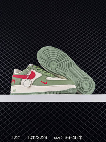Nike Air Force 1 07 Low Green White EU 36-45 5 Lifestyle - Unisex (BS-73561)