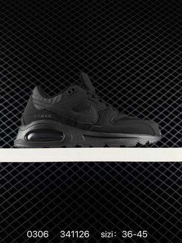 Nike Air Max Command Black White Gray 36-45 Running - Unisex (BS-72777)