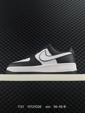 Nike Air Force 1 07 Low Black White EU 36-45 Casual - Unisex (BS-74075)