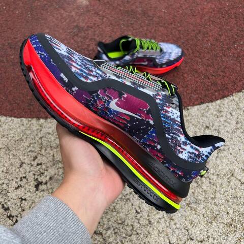 Nike Pegasus Premium SE Black Red White Green EU 41 Running - Men's (BS-87034)