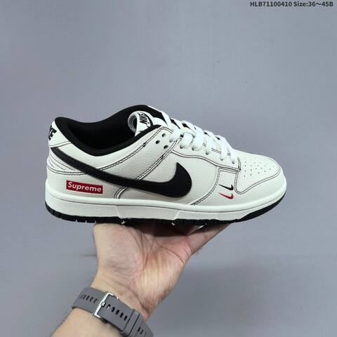Nike Dunk SB Low Supreme Off White Navy Red Black EU 36-45 Skate Shoe - Unisex BS-60848