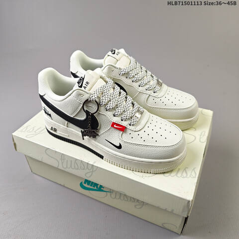Nike Air Force 1 07 Low Off White Black EU 36 45 Sneaker EU 36-45 - Unisex (BS-63803)