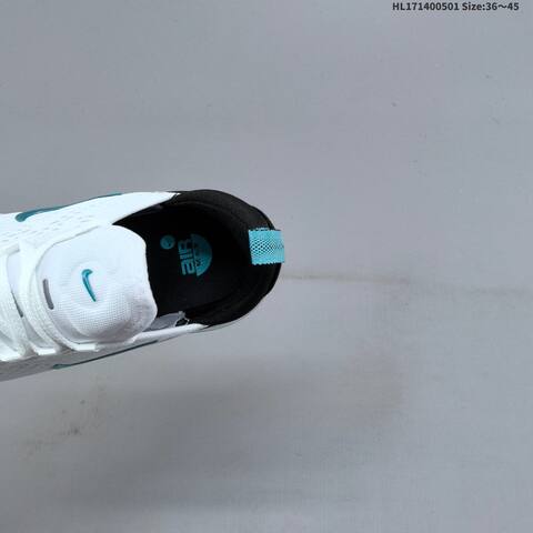 Nike Air Max 270 Flyknit White Black Teal Silver EU 36-45 Running Shoe - Unisex (BS-60551)