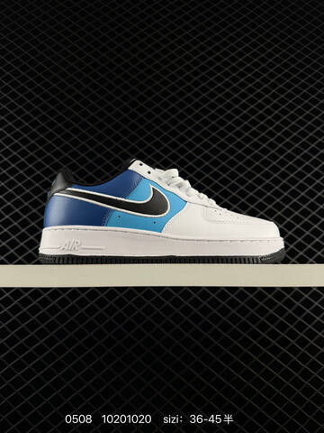 Nike Air Force 1 07 White Blue Black Red EU 36-45 Casual - Unisex BS-71598