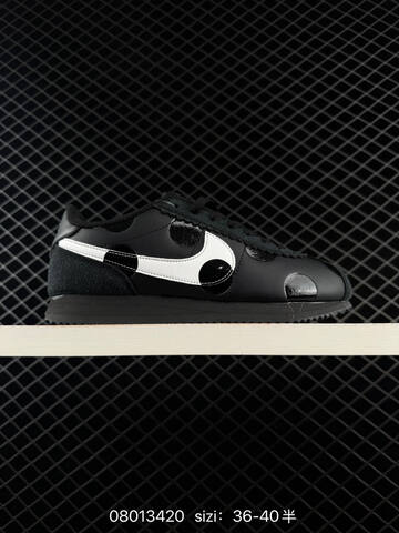 Nike Classic Cortez Nylon Black White EU 36-40 Lifestyle - Unisex (BS-69994)