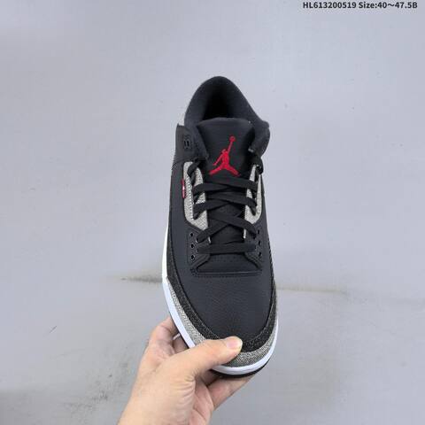 Jordan Air Jordan 3 Retro SP x Levi s Black Grey White EU 40-47 5 Basketball - Men's (BS-65927)