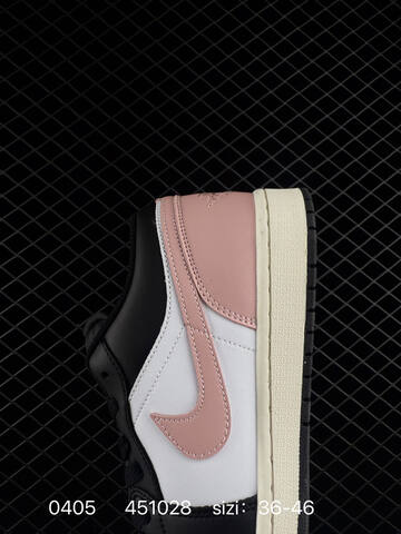 Jordan Air Jordan 1 Low Black Pink White Sail EU 36-46 Basketball Shoe - Unisex BS-79549