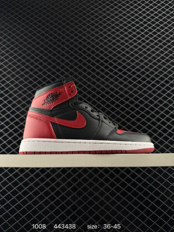 Jordan Air Jordan 1 Retro High OG Black Red White EU 36-45 Basketball Shoe - Unisex BS-80563