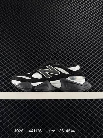 New Balance 9060 U9060JRB Black Grey Yellow EU 36-45 Sneaker - Unisex (BS-82666)