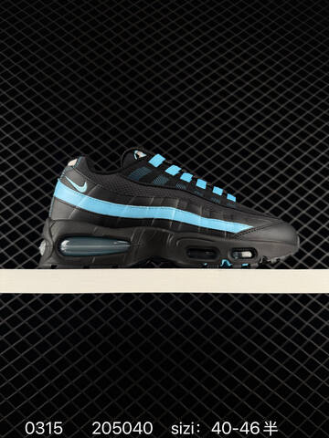 Nike Air Max 95 Black Blue 40-46 Lifestyle - Men's (BS-72637)