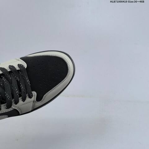 Jordan Air Jordan 1 Low Black Grey EU 36-46 Basketball - Unisex (BS-66126)
