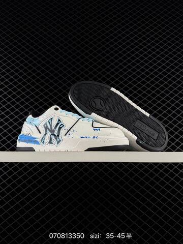 MLB Chunky Liner White Black Light Blue EU 35-45 Sneaker Casual Sneakers - Unisex