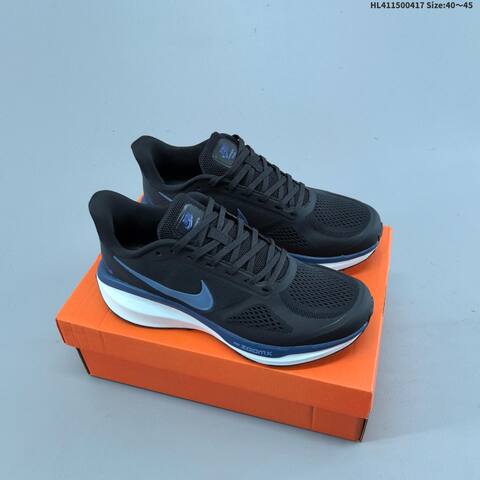 Nike Air Zoom Winflo ZoomX Black White Blue Silver EU 40-45 Running Shoe - Men's (BS-60669)