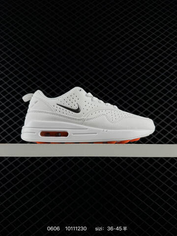 Nike Air Max 1 HQ4308-003 White Metallic Silver Orange EU 36-45 Lifestyle - Unisex (BS-70941)
