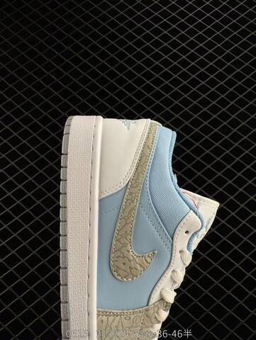 Jordan Air Jordan 1 Low Light Blue White Grey EU 36-46 Sneaker - Unisex BS-81195