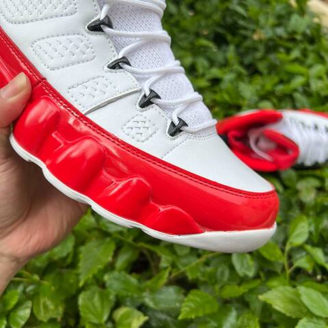 Jordan Air Jordan 9 Retro 302370 160 White Red Black US 9 5 UK 8 5 BR 41 EUR 43 27 5cm Basketball Shoe - Men s BS-86738