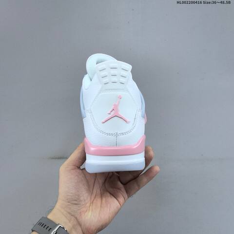Jordan Air Jordan 4 Retro Valentine s Day White Pink Neon Green EU 36-48 5 Basketball - Unisex (BS-66166)