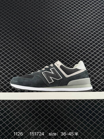 New Balance 574 WL574LS2 Off White Navy Beige Gum EU 36-45 Sneaker - Unisex (BS-82556)