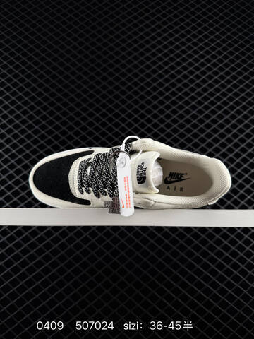 Nike Air Force 1 07 Off-white Black With Metallic Chrome Swoosh EU 36-45 Half Sizes Available Lifestyle - Unisex (BS-72219)