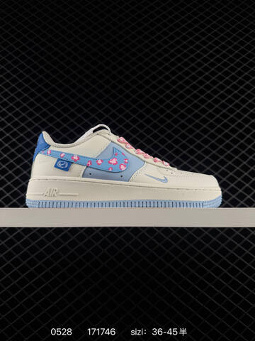 Nike Air Force 1 07 LV8 DB3301-212 Sail Light Blue Royal Blue Pink EU 36-45 Lifestyle - Unisex (BS-71160)