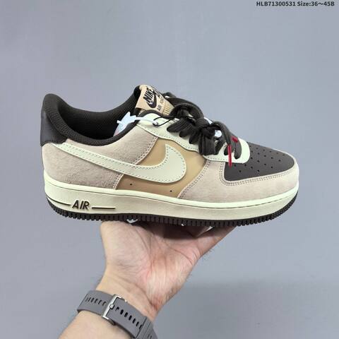 Nike Air Force 1 07 White Black Green Orange Purple Beige Brown EU 36-45 Sneaker - Unisex BS-60047