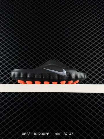 Nike Mind 001 Black Orange 37-45 Slides - Unisex (BS-70633)