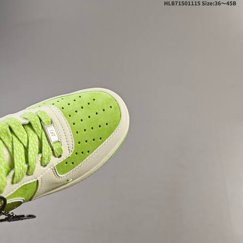 Nike Air Force 1 07 Low Off White Neon Green EU 36-45 Sneaker - Unisex (BS-63699)