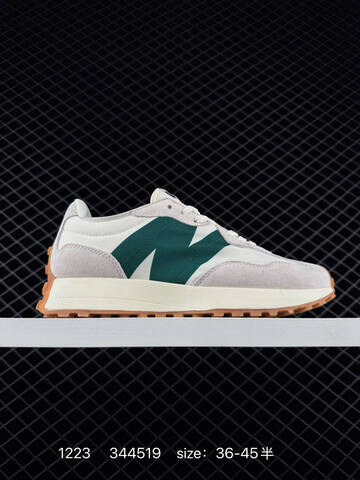 New Balance 327 Black White Cream EU 36-45 Sneaker - Unisex (BS-82462)