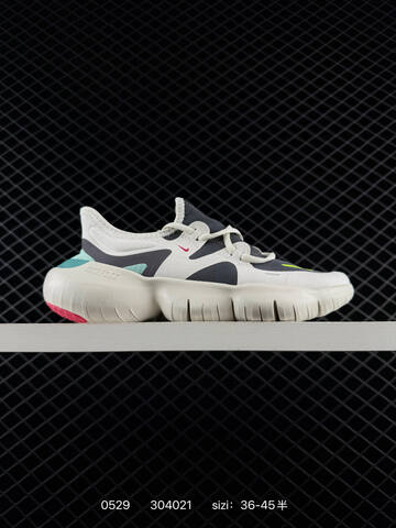 Nike Free RN 5 0 White Dark Grey Teal Pink Neon Yellow EU 36-45 Running - Unisex (BS-71113)
