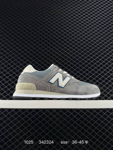 New Balance 574 REVlite Dark Gray Light Gray Off White EU 36-45 Sneaker - Unisex (BS-82680)