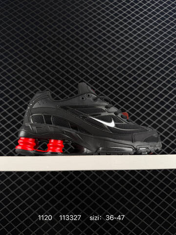 Nike Shox Ride 2 SP x Supreme Gray Black Red White EU 36-47 Lifestyle - Unisex (BS-74097)